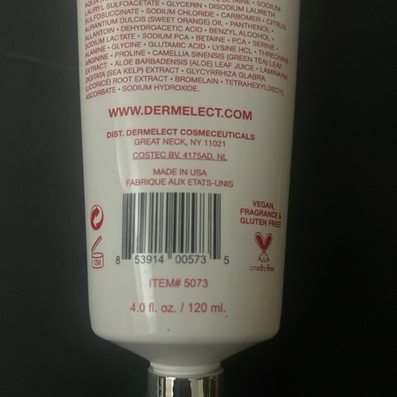 DERMALECT RAPID REPAIR DAILY AMINO GEL CLEANSER FULLSIZE 4 OZ NEW SEALED* - Picture 3 of 5